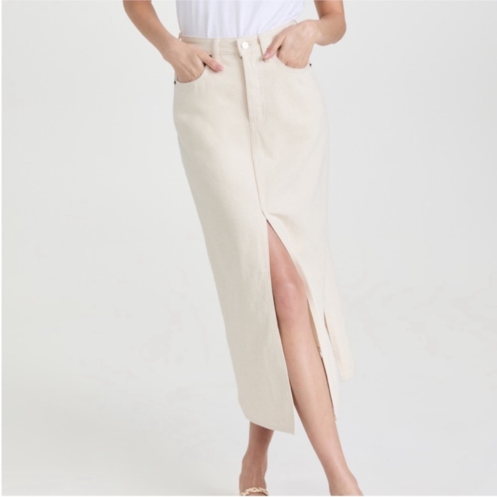 Still Here Panama Skirt in Bone - Picture 3 of 4